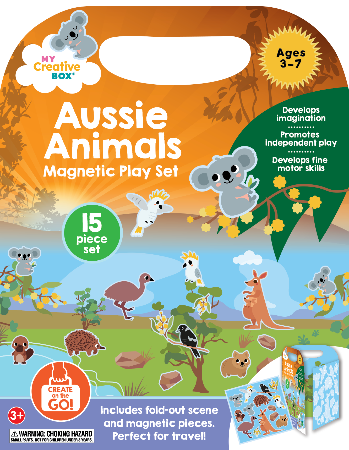 Aussie Animals Magnetic Play Set