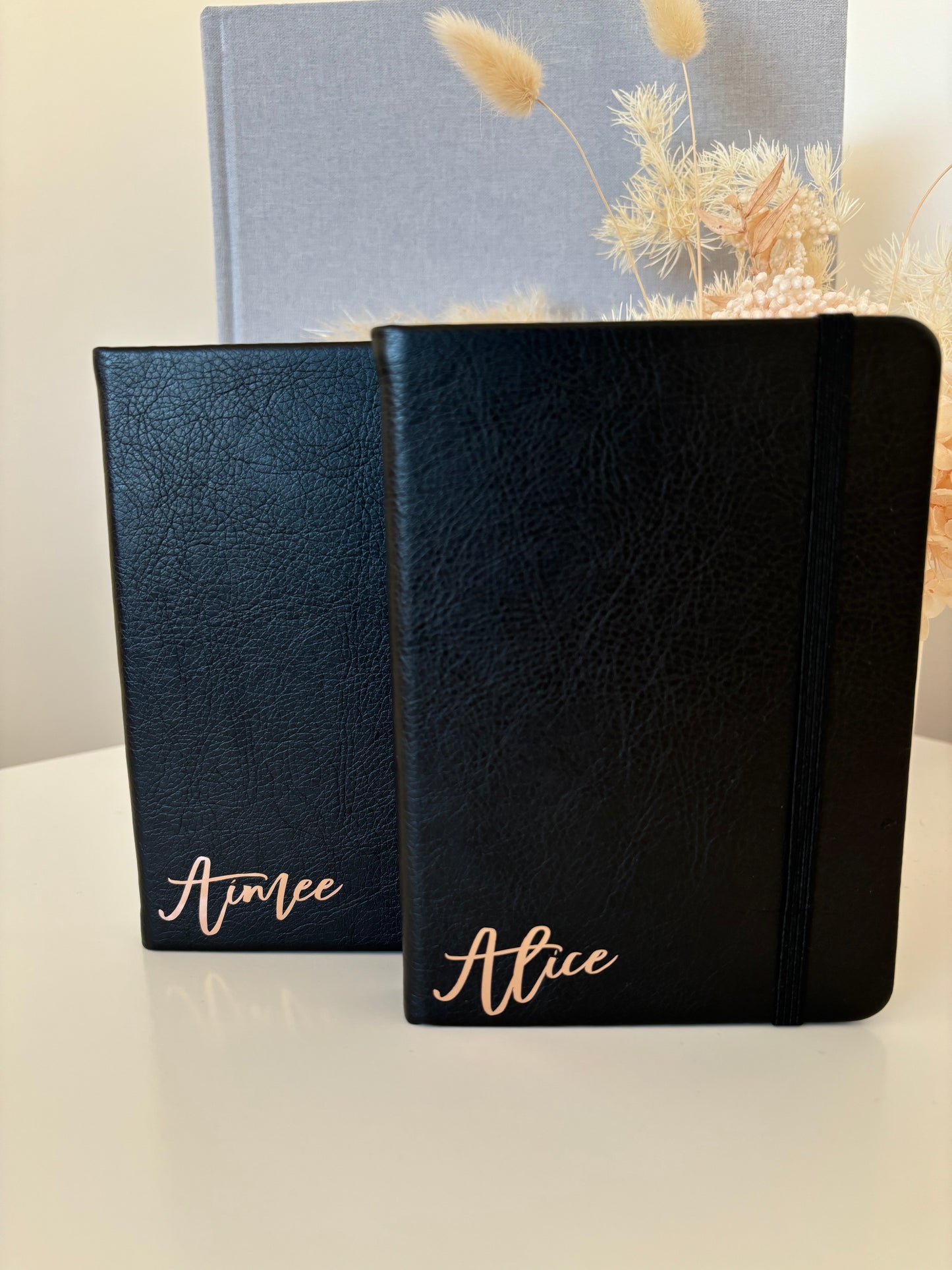 Personalised Black Pocket Notebook