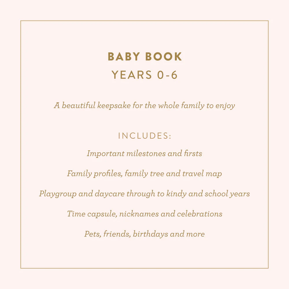 Mini Baby Book - Oatmeal