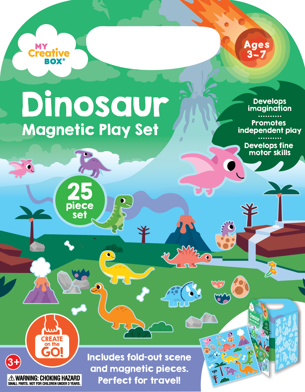 Dinosaur Magnetic Play Set