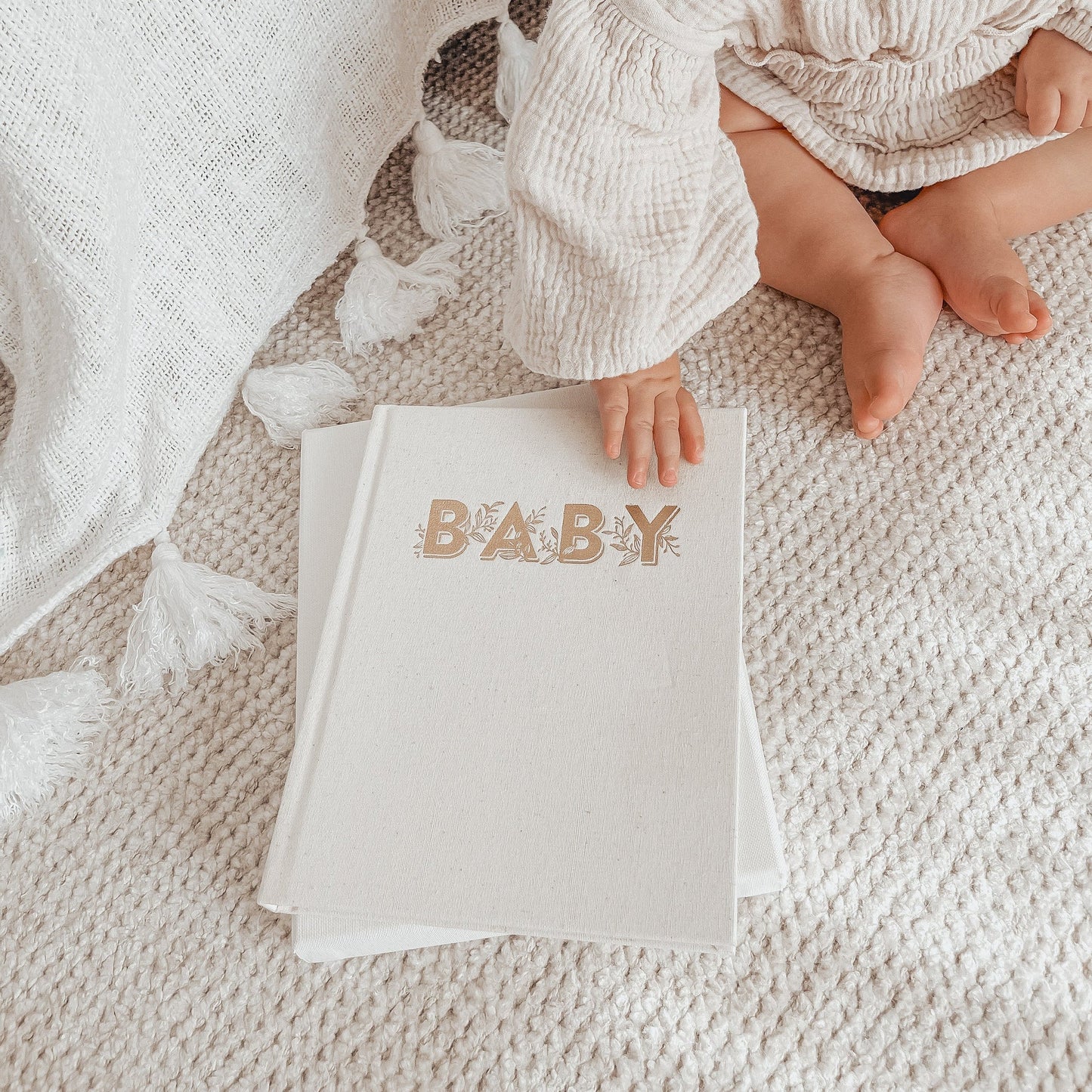 Mini Baby Book - Oatmeal