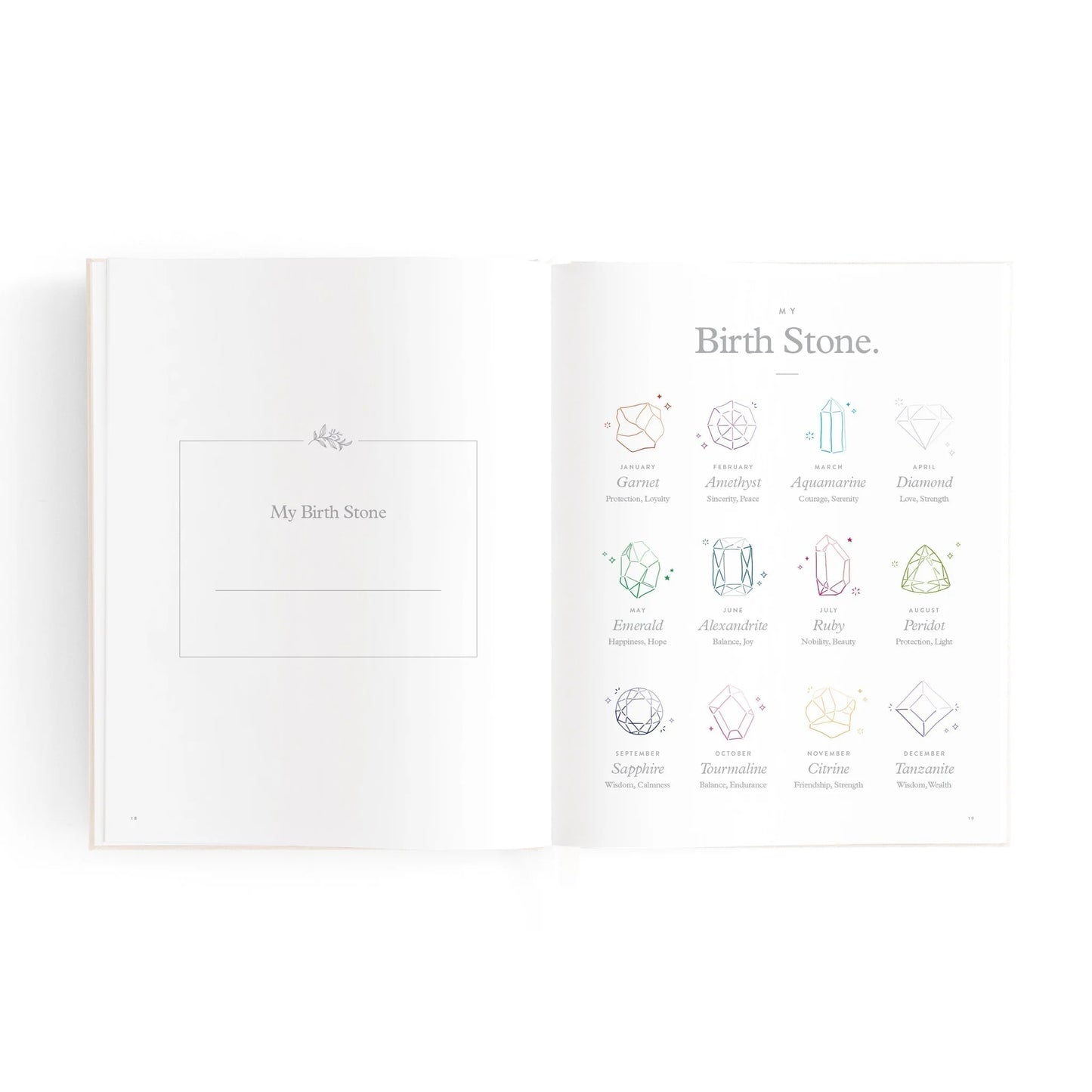 Mini Baby Book - Oatmeal