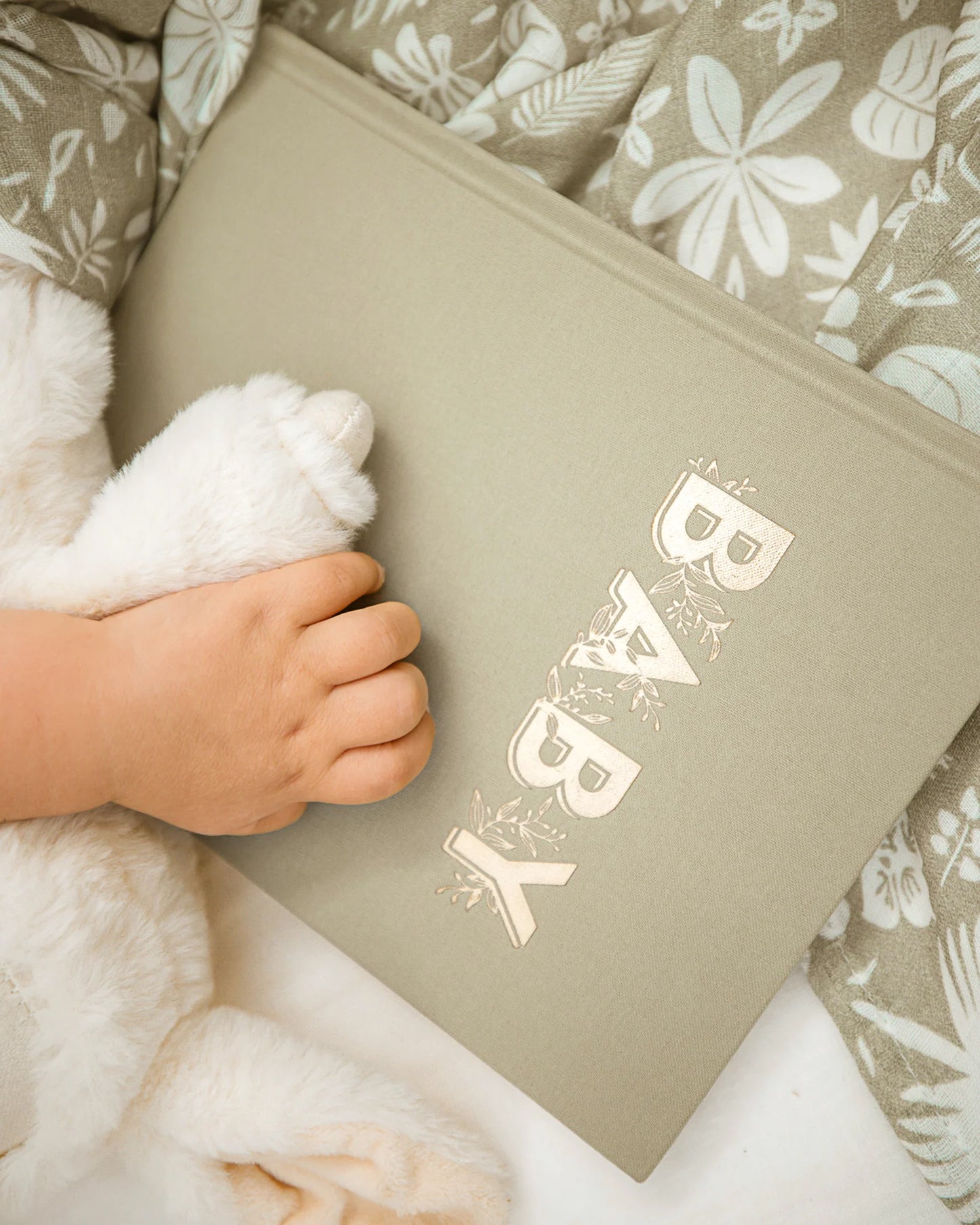 Mini Baby Book - Sage