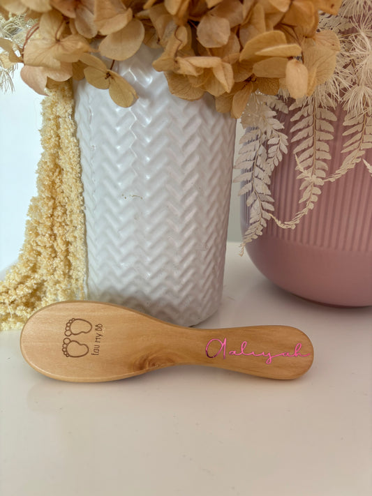 Personalised Baby Wool Brush