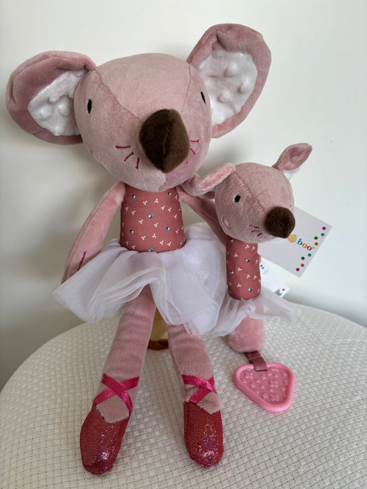 Enchanted Clara Ballerina and Squeaker Rattle Set