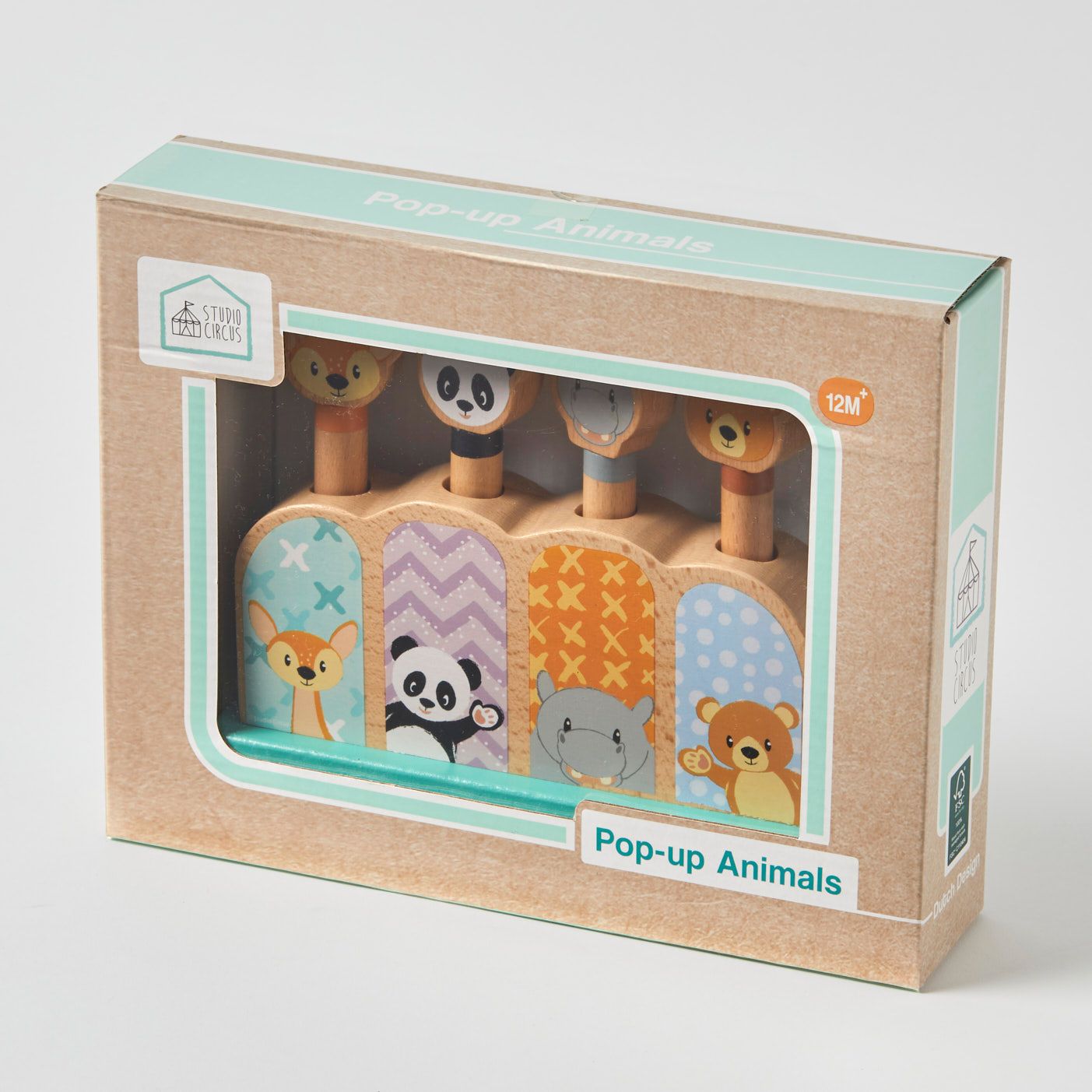 Wooden Pop Up Animals