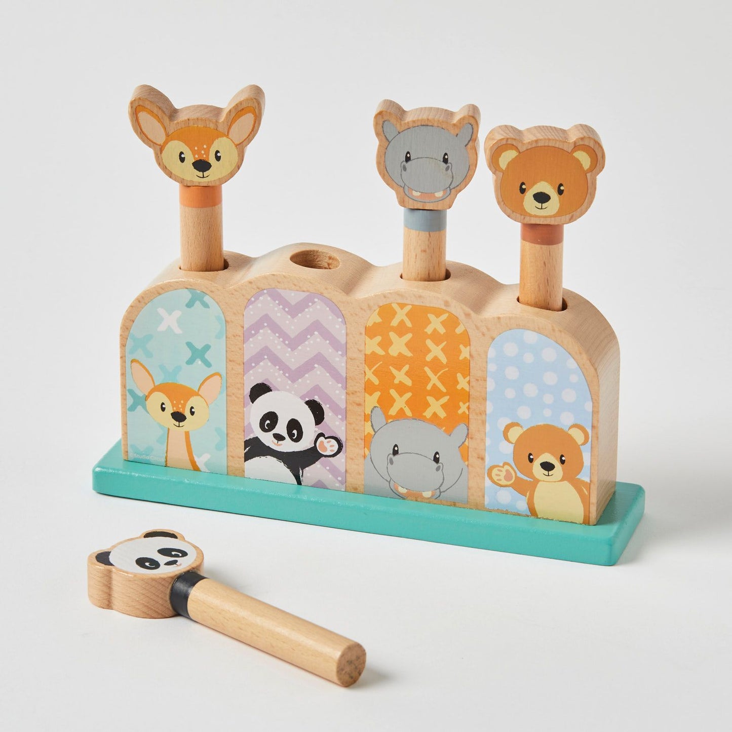 Wooden Pop Up Animals