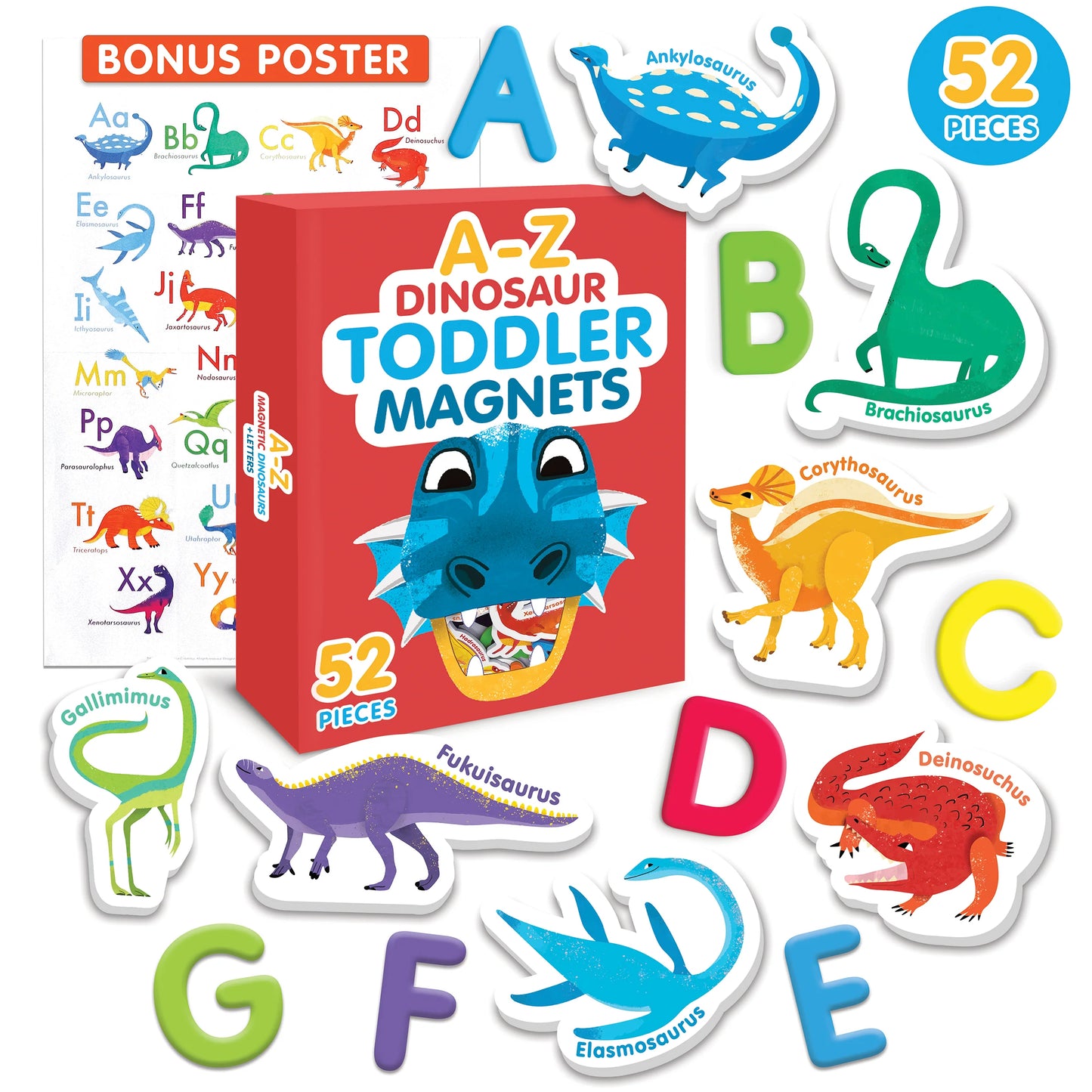 Magnetic Dinosaurs & Letters