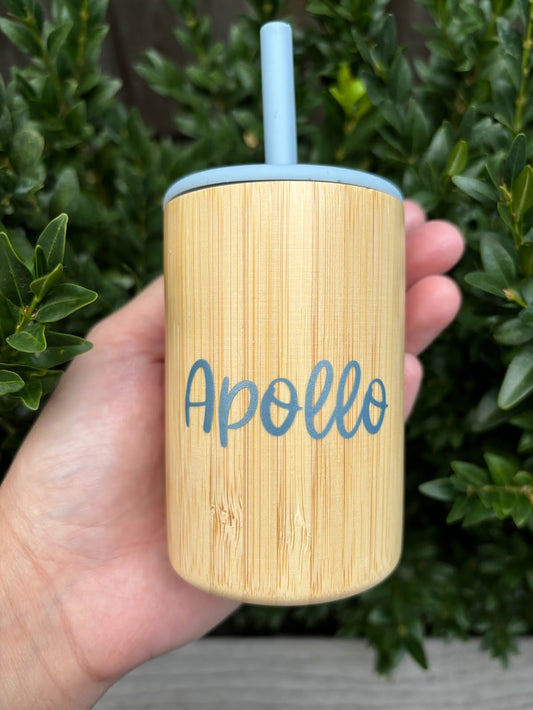 Personalised Babychino Cup - Green Bean, Powder Blue, Moderna & Pink