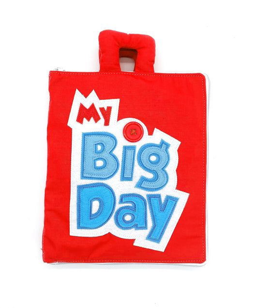 My Big Day- Fabric Activity Book Red