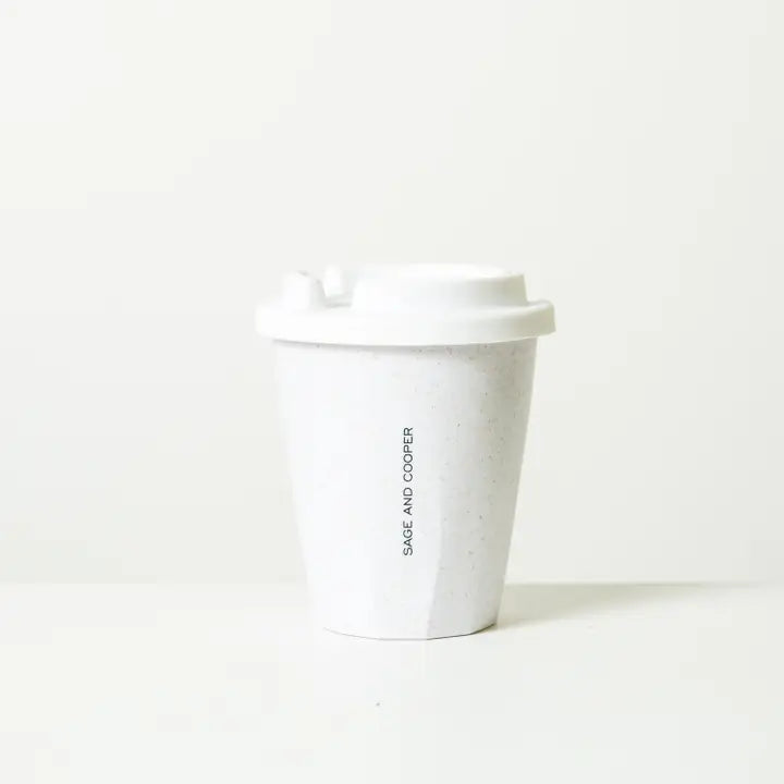 Wave Coffee Cup - Natural Speckle