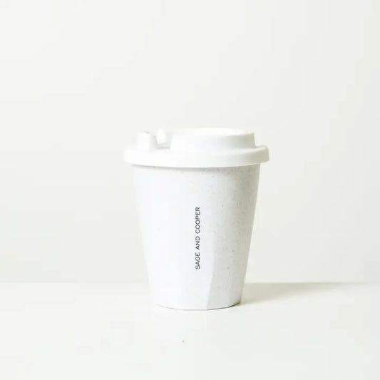 Wave Coffee Cup - Natural Speckle