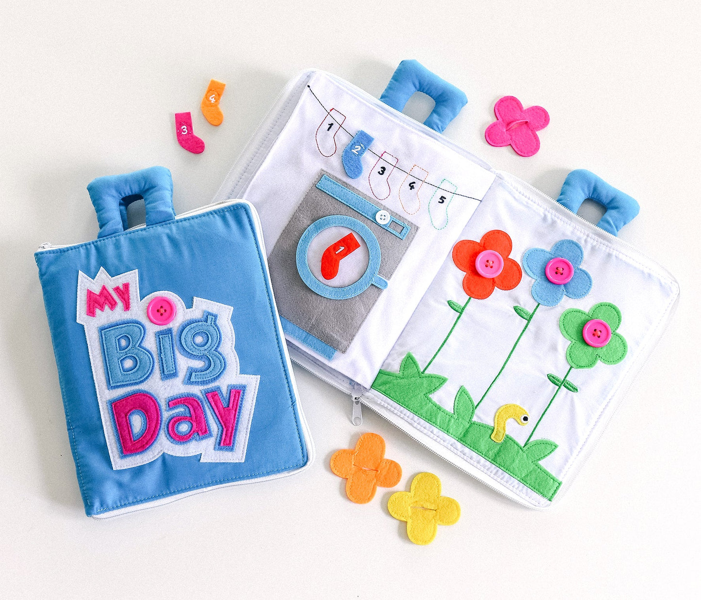 My Big Day- Fabric Activity Book Blue