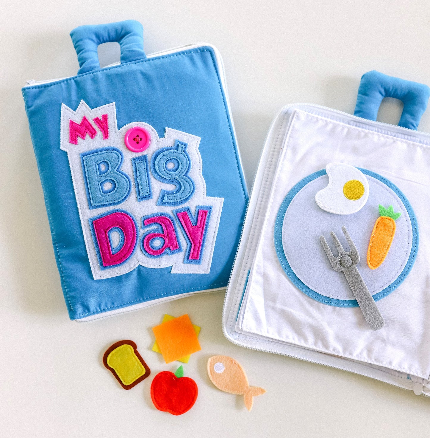 My Big Day- Fabric Activity Book Blue