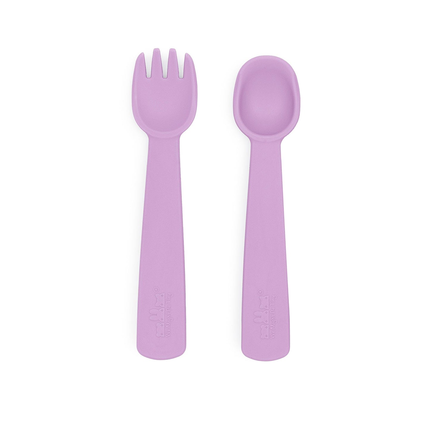 Feedie Fork & Spoon Set - Lilac