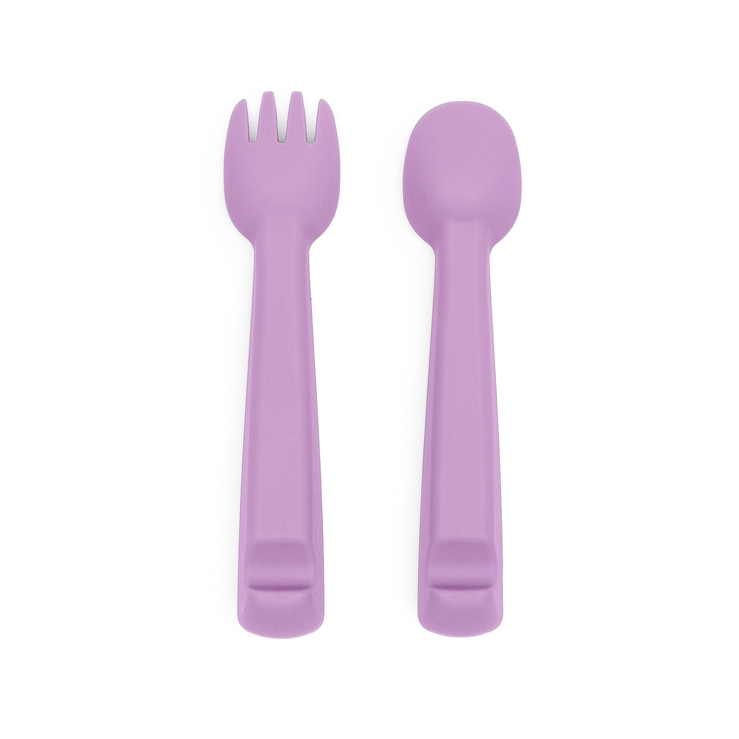 Feedie Fork & Spoon Set - Lilac