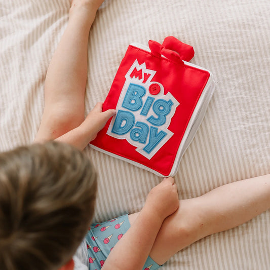 My Big Day- Fabric Activity Book Red