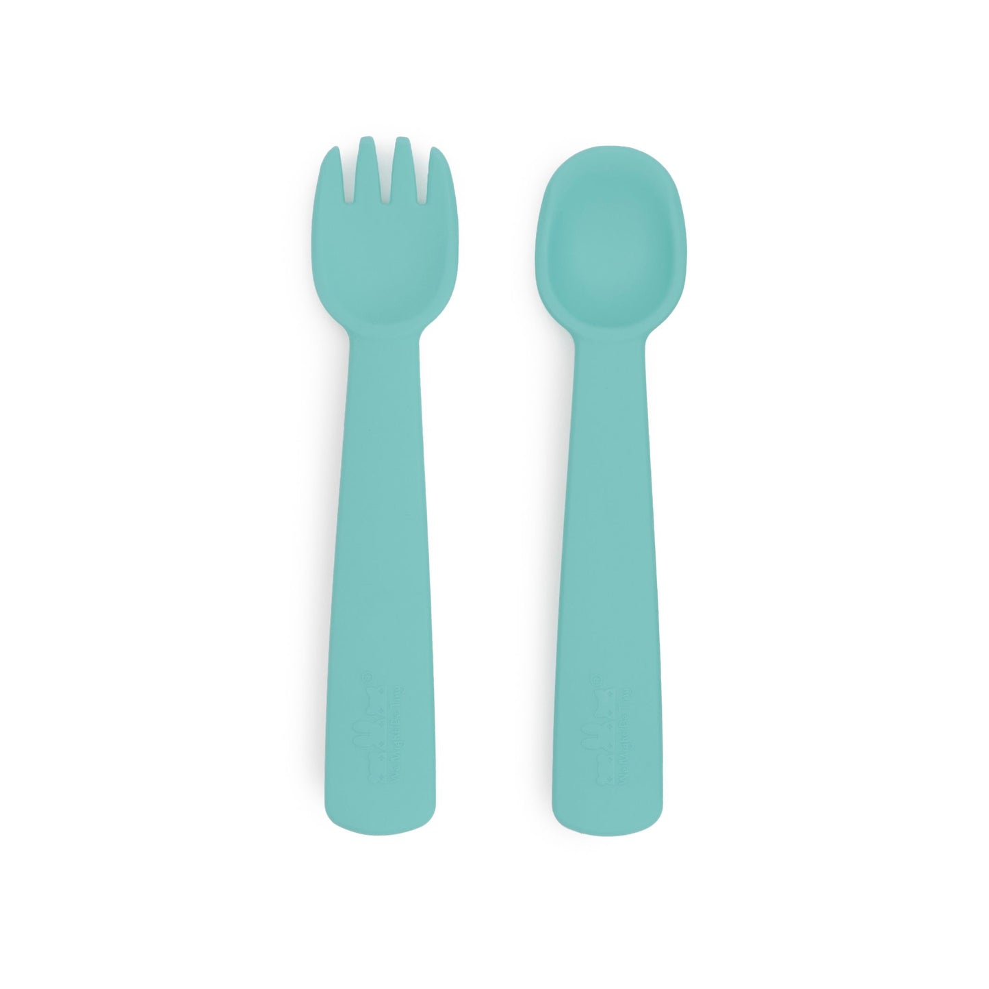 Feedie Fork & Spoon Set - Pistachio