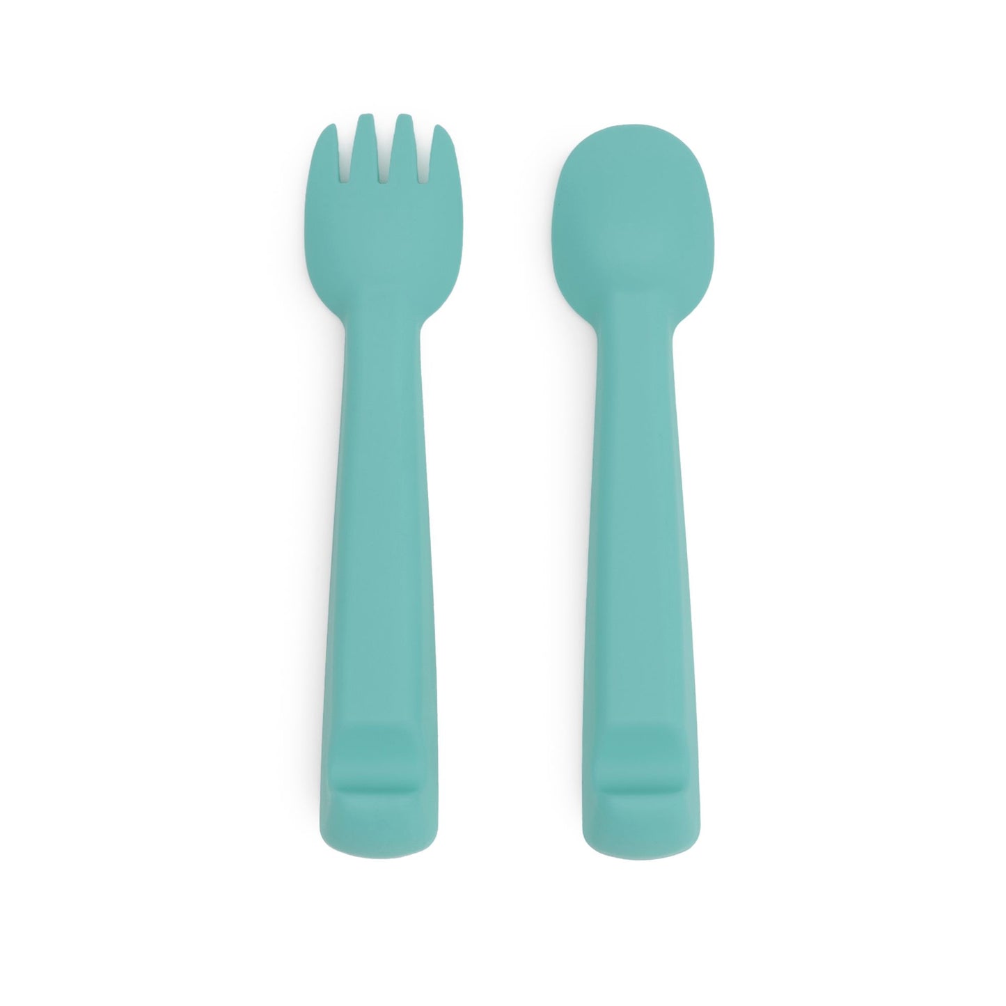 Feedie Fork & Spoon Set - Pistachio